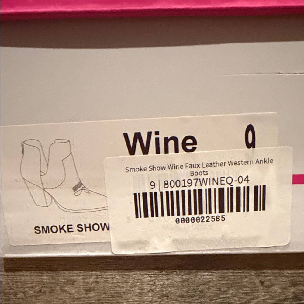 Corkys Hey Girl Smoke Show Ankle Booties in Wine - Picture 3 of 7